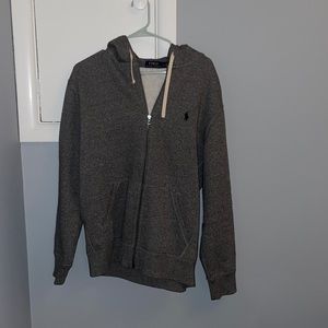 Polo zip up sweatshirt, size large